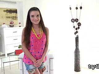 innocent teen 18+ie blows dick in pov and gets juicy snatch fucked hard