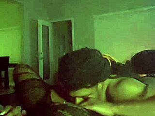 Big Black Cock Ball Licking and Doggystyle Fucking in Netflix Session