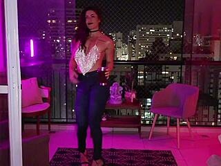 My wife danced in lingerie before fucking me wildly