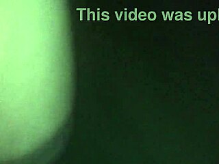 in the wood only with g-string and fishnet stockings