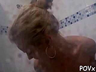 Massive pecker satisfies the messy naughty hottie to the max!