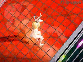 Kagamine Rin Alien Alien Project Diva Nude Mod Full Nude Bunny Costume