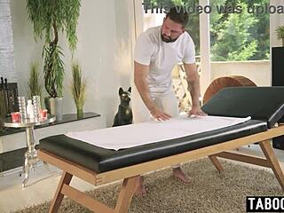 petite candie luciani enjoys a sensual massage with an anal surprise.