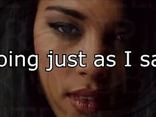 watch mistress lisa performing erotic hypnosis on her tricked slave, programming him completely.