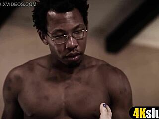 cute chloe cheery blindfolded for bbc blowjob and doggystyle