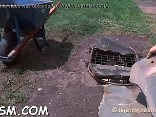 Sadomasochism game with rough fucking and bondage