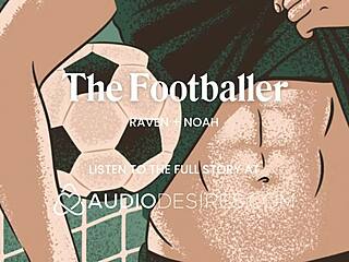 Journalist fucked hard by athlete in locker room, feeling emotions in sexy interview