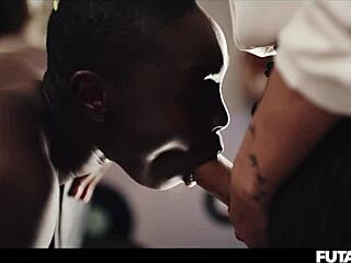 Black girl gets double penetration - big dick futa girls trailer