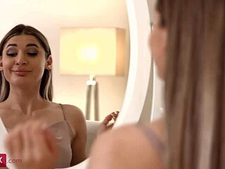 megan glock, rich lady, has fun with her guards 😏