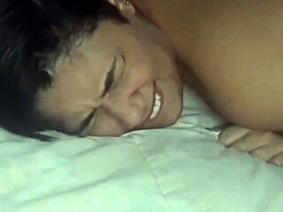 I banged that cute chubby girl with her pink pussy.