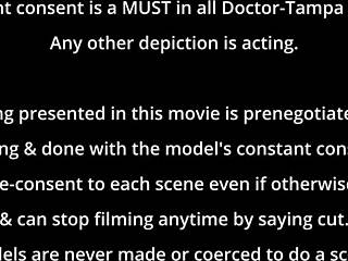 Locking up this broad, Alexa Chang, in the backstage area.