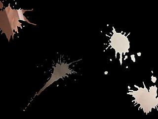 footjob bitch gets fucked by two cocks while husband watches in bathroom