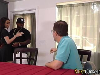 the domina gets a facial from big black cock