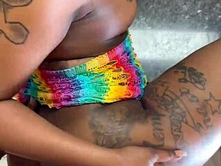 hawt ebony bitch with big ass takes big black cock