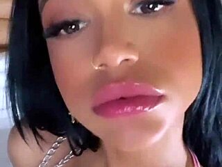 Pink lingerie in a teasing display