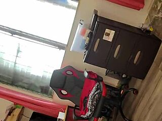 Pov stepson catches stepmom masturbating, fucks her, cums on ass.