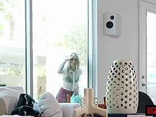 Is this hot stepdaughter hungry for your fat cock?