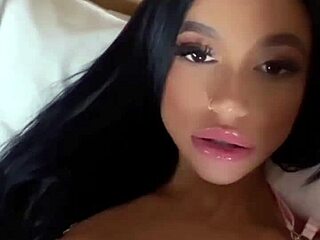 Pink lingerie in a teasing display