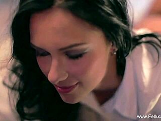 Give Him Deep Blowjob and Cumshot Session