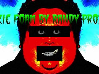 Toxic foam by Randy Prozac in casual setting