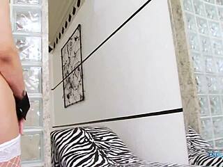 Tranny Waitress Gets Assfucked Hard After Work Shift!