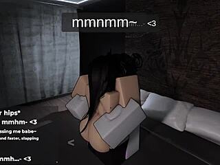 Roblox game where she loses control as I claim her big ass