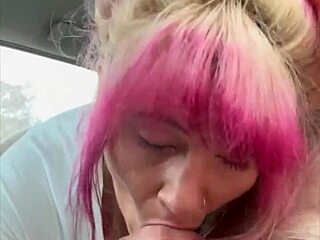 real hooker sucks and fucks bareback then swallows cum