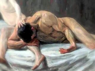 vintage erotic art that's so hot and hairy 😏