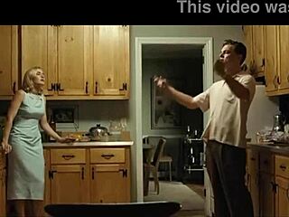 Revolutionary Road 2008 features an intimate kitchen encounter between the leads