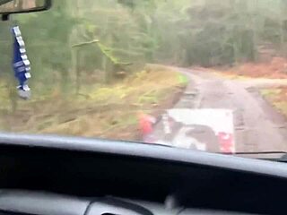 Unexpected Sex In The Woods With A Bus Driver, Wet Pussy Fucking