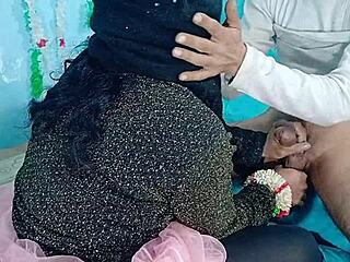 hot wedding night sex with desi bride in missionary fucking?