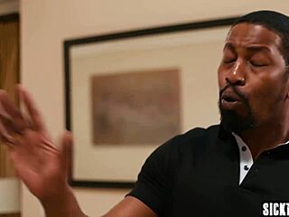 Latina babe sucks huge black cock then rough fucks 😈