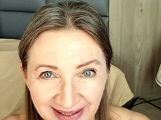 Busty Stepmom Surprises With Two Cocks POV