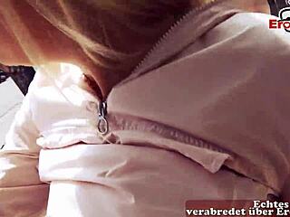 Public Sex On A Date With A German Slut From Berlin POV