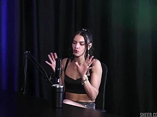 Debora Andrade's intense hot cast compilation part 2 in sheer red