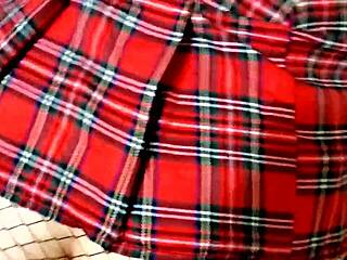 ahegao slut tied up and teased with a big cock