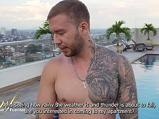 I am a horny MILF making my neighbor scream with pleasure in the pool