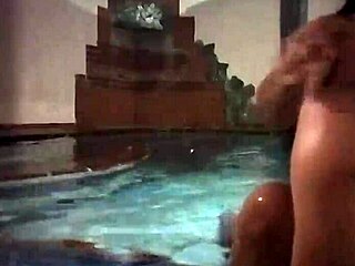 i hit my buddys old lady in the pool 😏