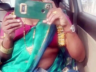 Indian housewife car sex with father-in-law