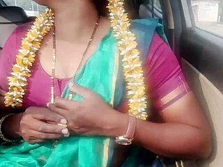 Indian housewife car sex with father-in-law