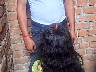 Telugu young girl enjoys hot romance in bathroom