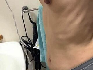 JUNE 15 2025 AFTER SHOWER WITH WIFE I HAD SEX PINCHED AND LICKED HER HARD NIPPLES