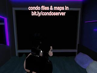 creampie deepthroat and pussy fucking in roblox condo room