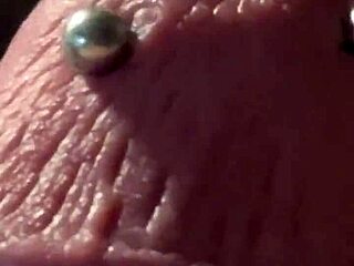 Did you see that big piercing first cumshot?