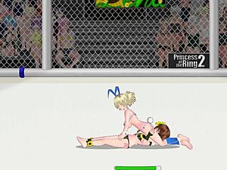 Princess Mimi Battles Rena In Street Wrestling Ring Catfight