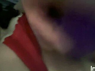 Masturbating with Dildo in Ass and Squirting