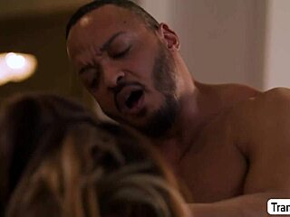 Shemale and Black Dude in Anal Scene