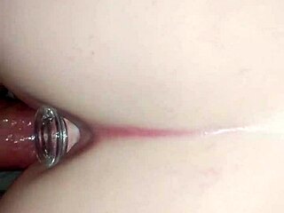 does my tight girlfriend enjoy trying a new toy before getting fucked doggy style?