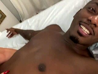 Black stud deeply penetrates Tiffany's pussy for multiple creampies