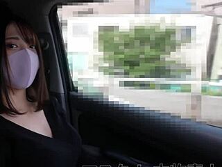 hey, this g-cup japanese girl is a top student getting her first shoot with creampie